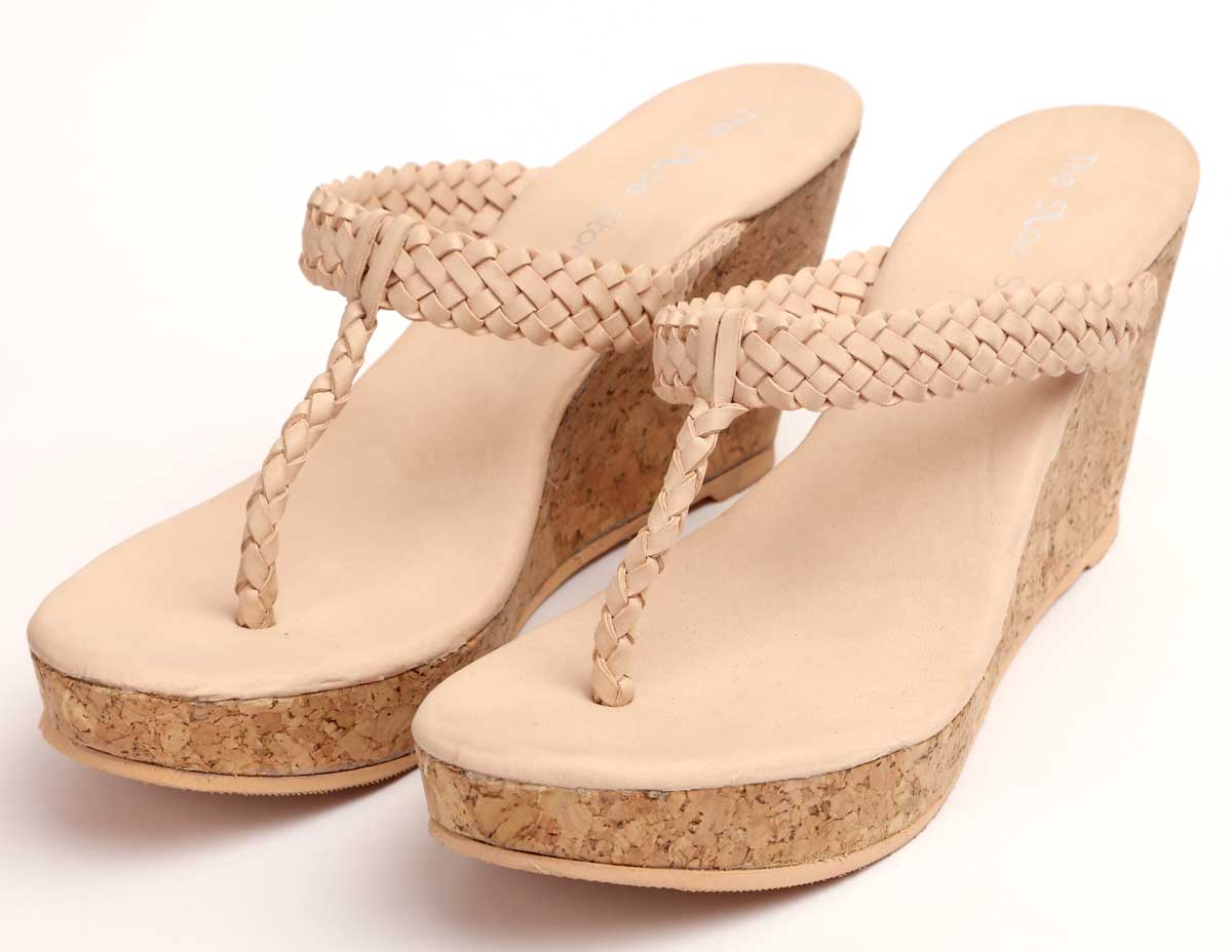 Buy Pink Women's Wedges - The Chain New Pink | Tresmode